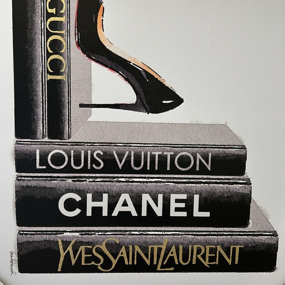 YSL Prada LV Coco Chanel Christian Dior Paris Valentino Books ART